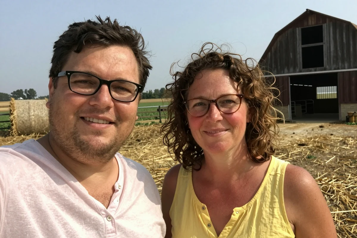 Un rire partagé à la campagne près de chez soi, une rencontre qui démarre bien