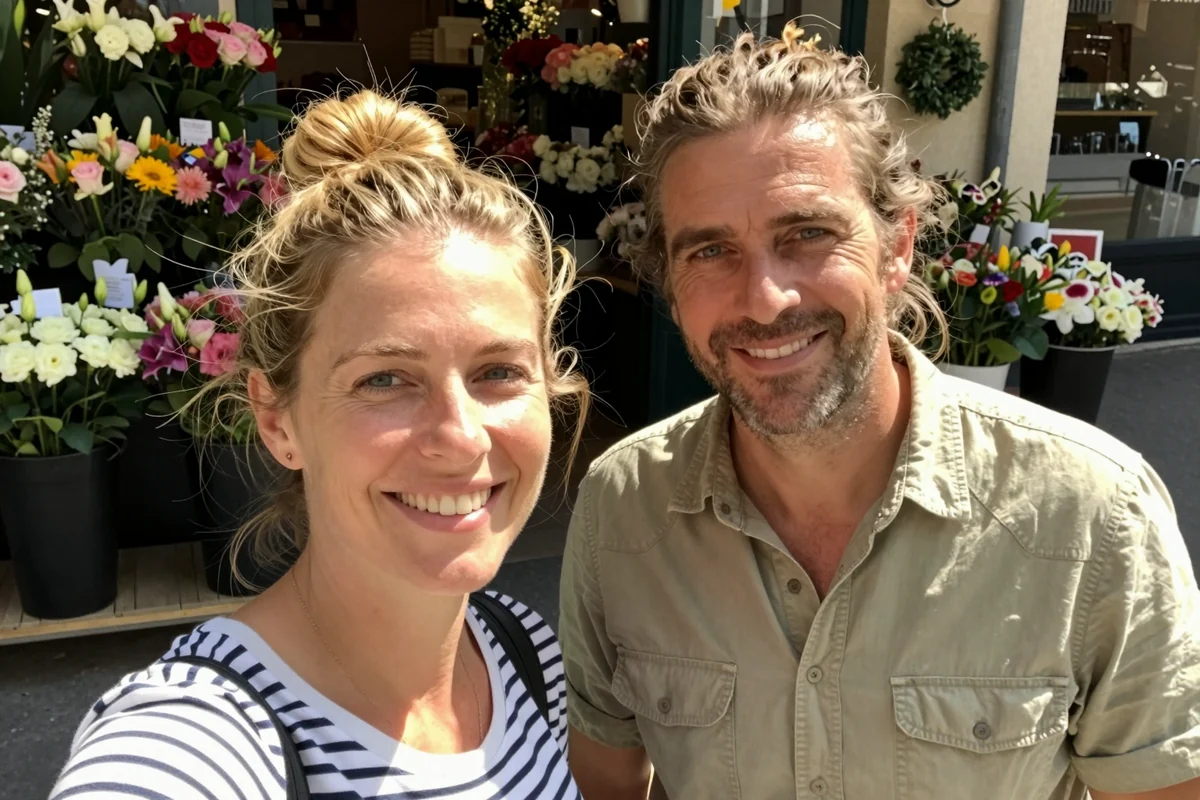 Un rire partagé sur un marché près de chez soi, une rencontre qui démarre bien